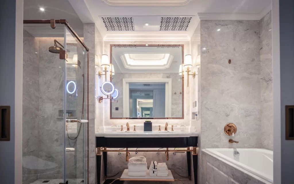marble bathroom