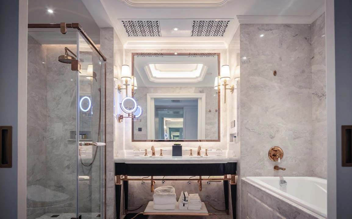 marble bathroom