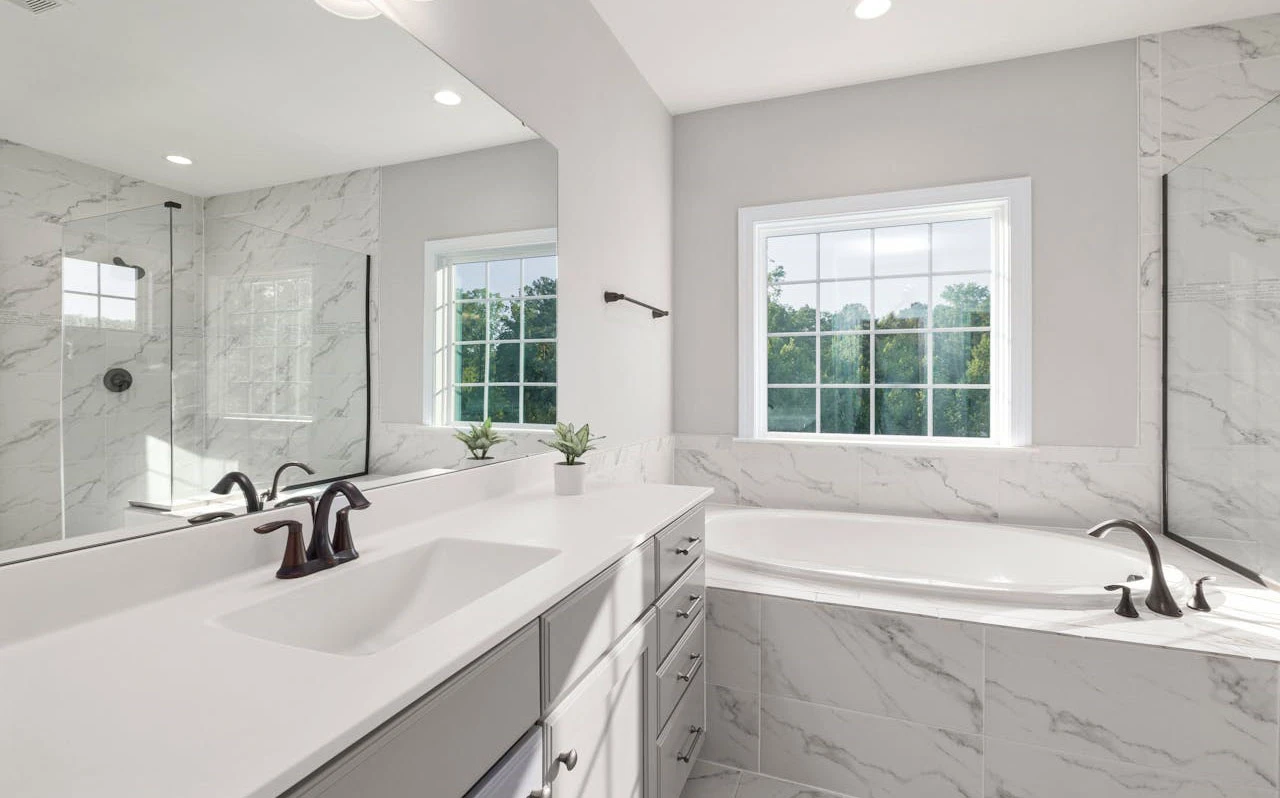 marble bathroom