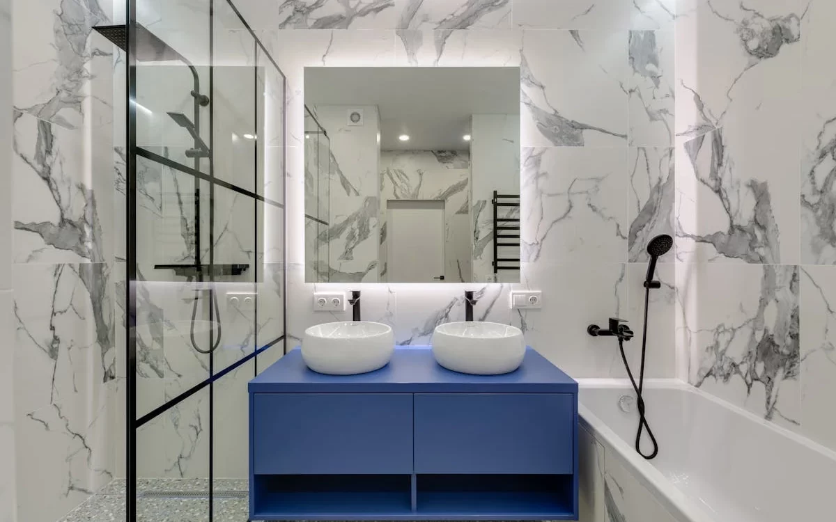 marble bathroom